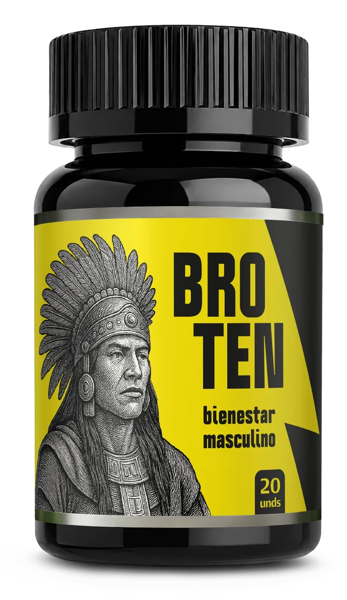 Frasco de Broten, suplemento natural para la próstata
